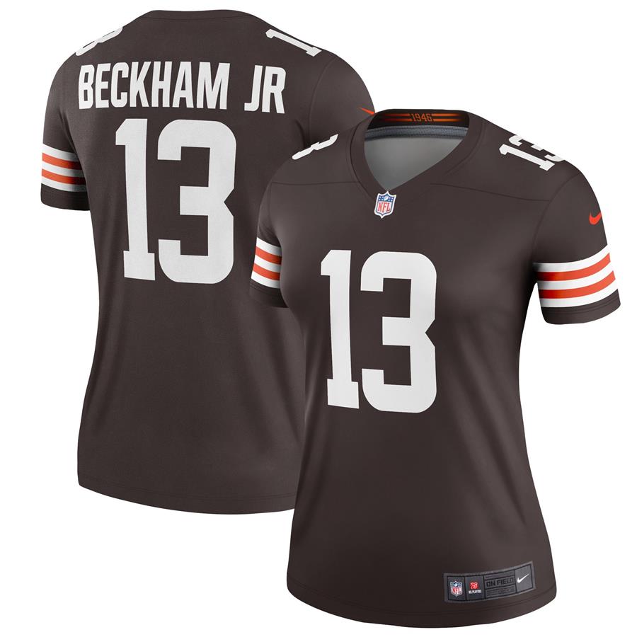 Odell Beckham Jr. Cleveland Browns Nike Women's Player Legend Jersey - Brown