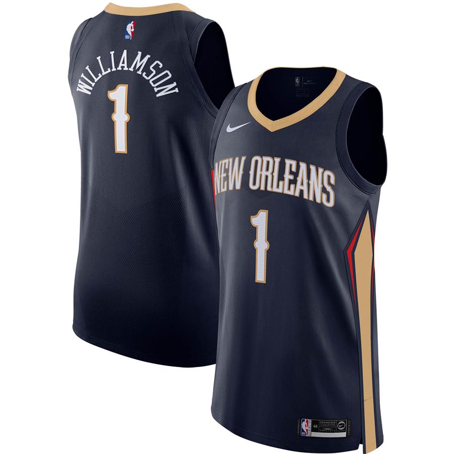 Zion Williamson New Orleans Pelicans Nike Authentic Player Jersey - Icon Edition - Navy