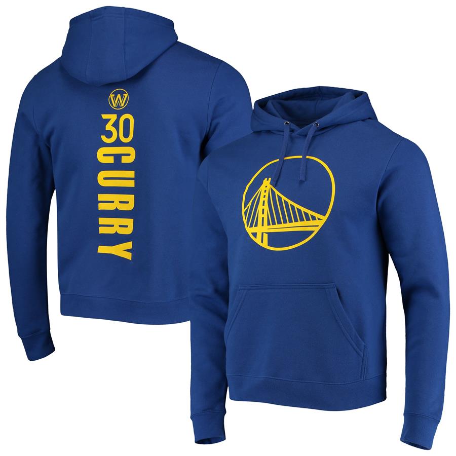Stephen Curry Golden State Warriors Fanatics Branded Team Playmaker Name & Number Pullover Hoodie - Royal