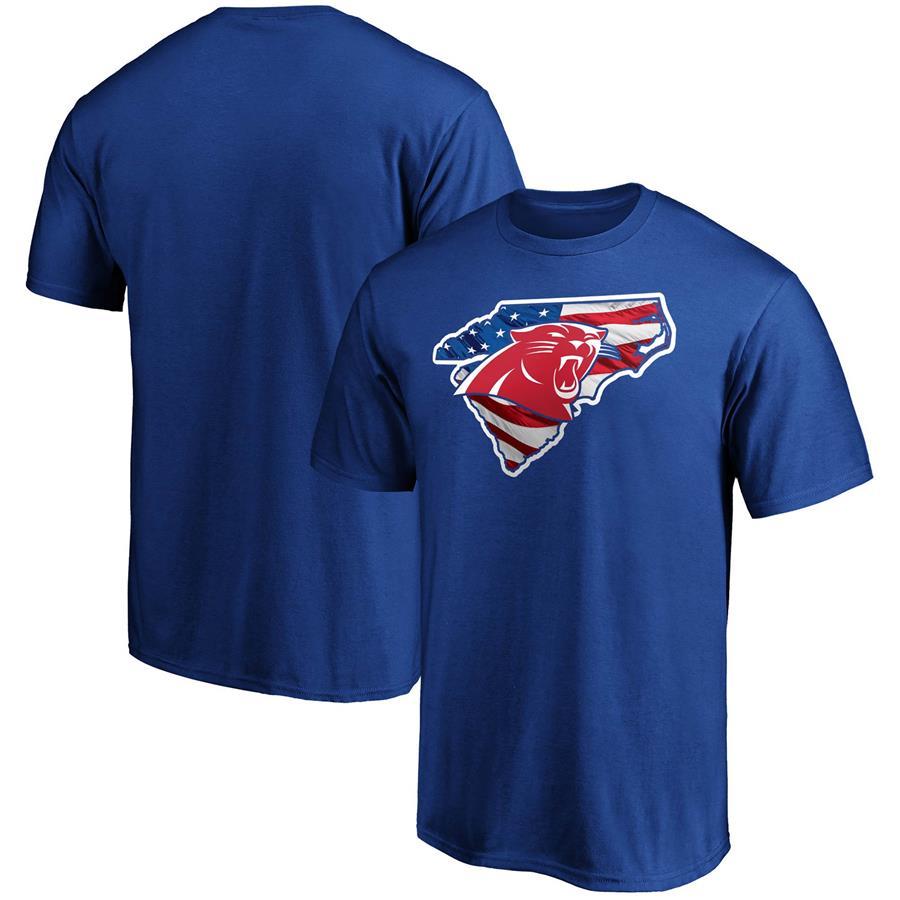 Carolina Panthers Fanatics Branded Banner State T-Shirt - Royal