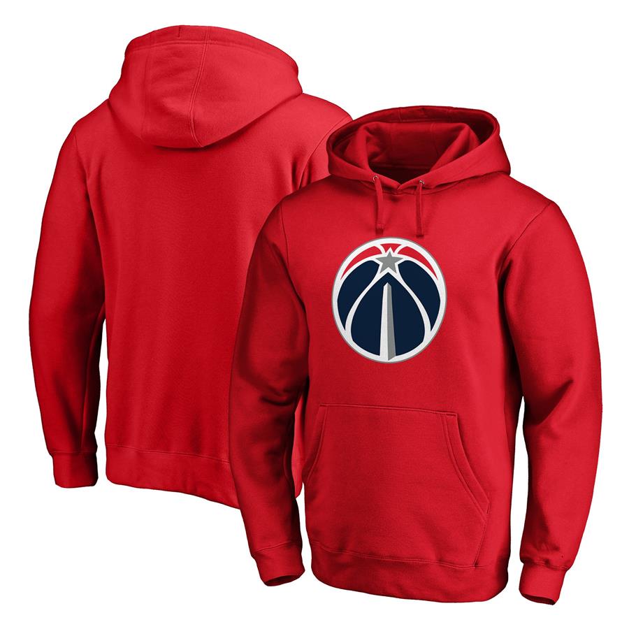 Washington Wizards Fanatics Branded Primary Team Logo Pullover Hoodie - Red