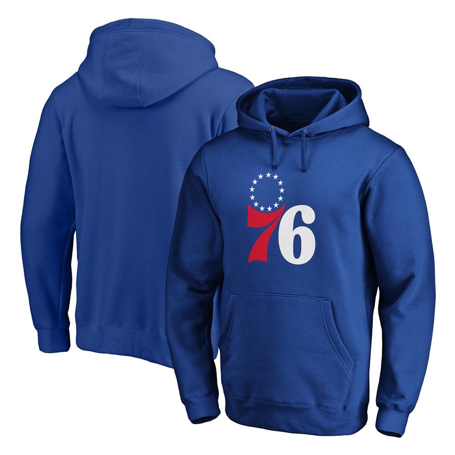 Philadelphia 76ers Fanatics Branded Primary Team Logo Pullover Hoodie - Royal