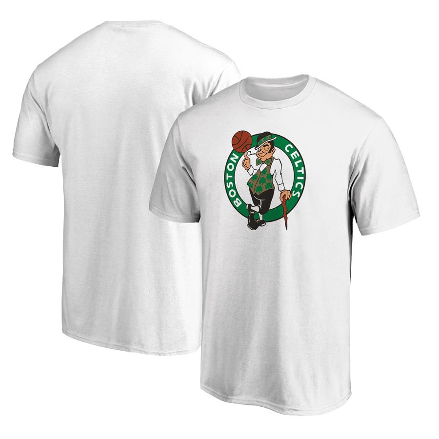 Boston Celtics Fanatics Branded Primary Team Logo T-Shirt - White