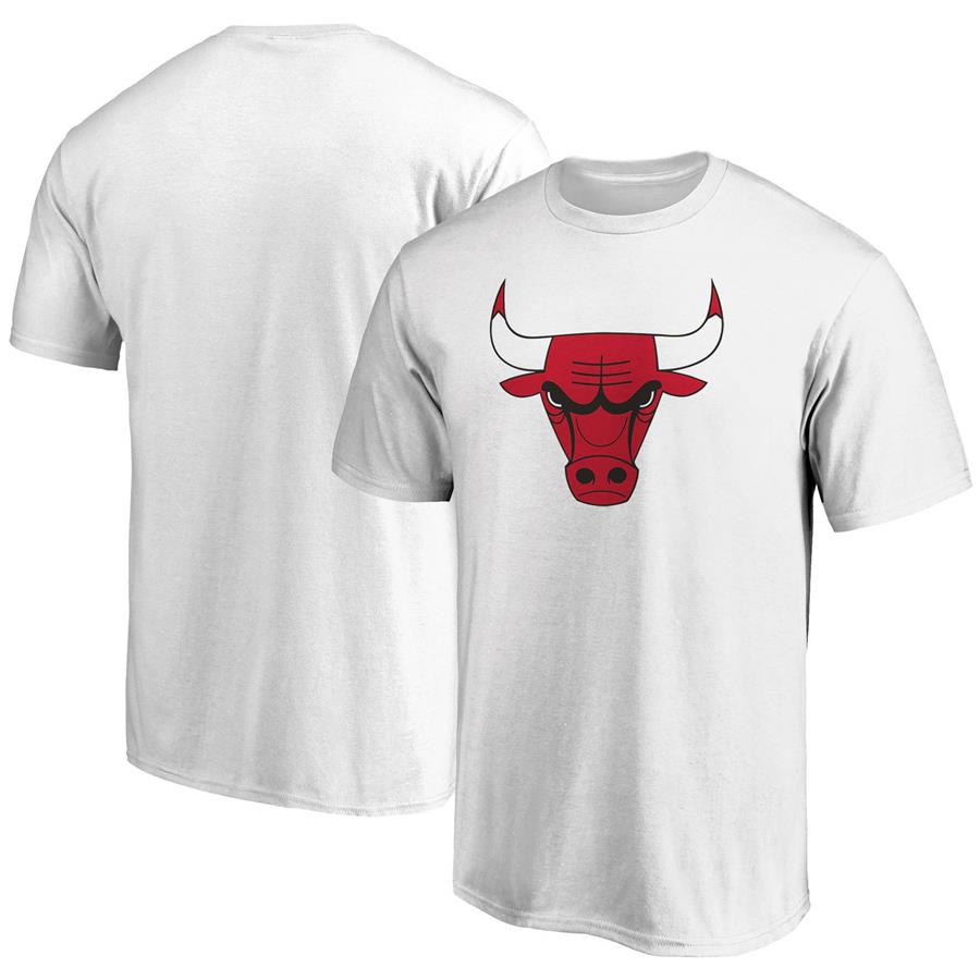 Chicago Bulls Fanatics Branded Primary Team Logo T-Shirt - White
