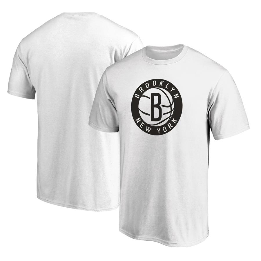 Brooklyn Nets Fanatics Branded Primary Team Logo T-Shirt - White