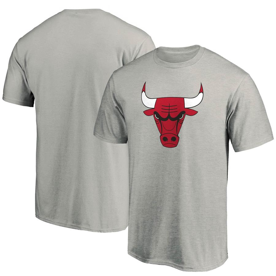 Chicago Bulls Fanatics Branded Primary Team Logo T-Shirt - Charcoal