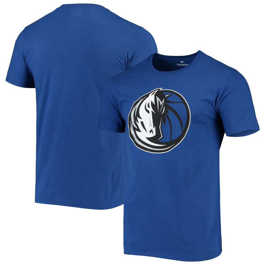 Dallas Mavericks Fanatics Branded Primary Team Logo T-Shirt - Blue