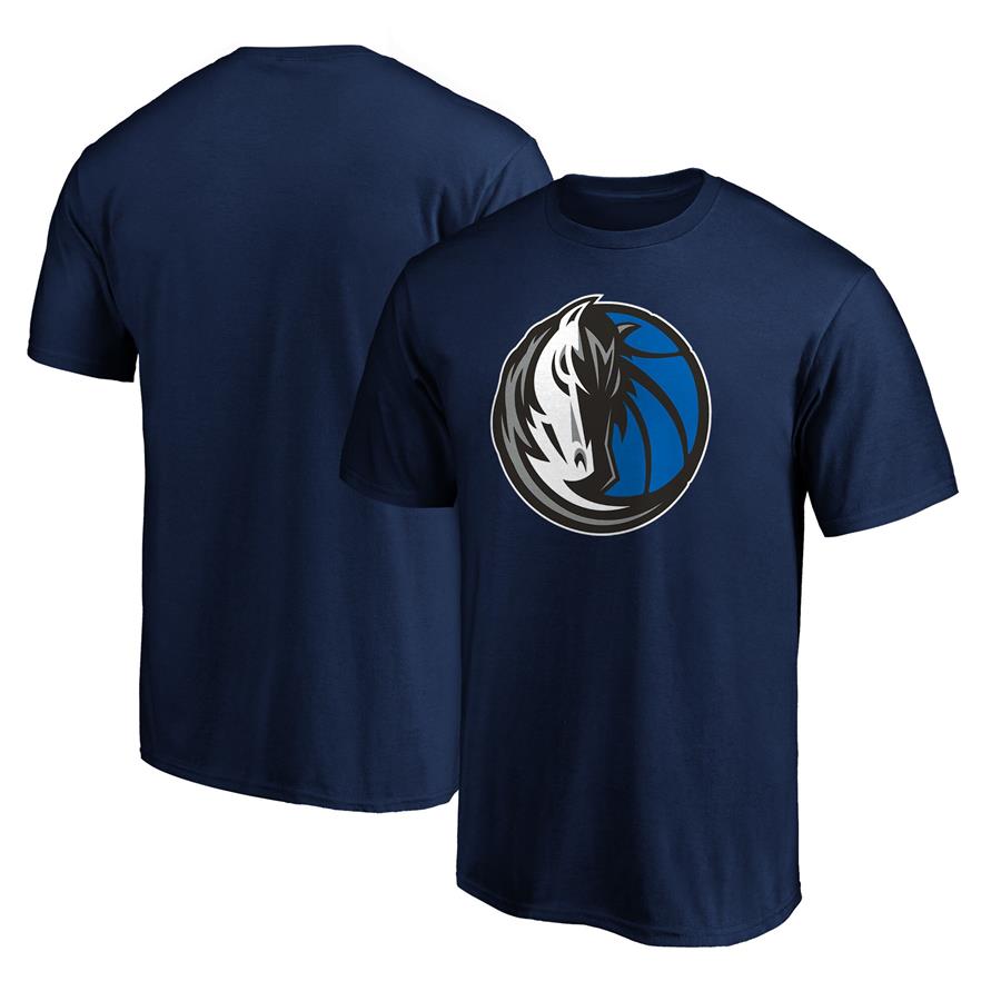 Dallas Mavericks Fanatics Branded Primary Team Logo T-Shirt - Navy