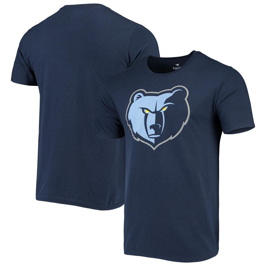 Memphis Grizzlies Fanatics Branded Primary Team Logo T-Shirt - Navy