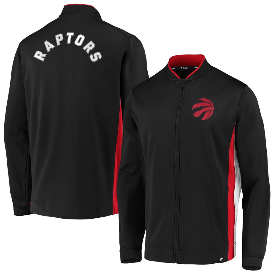 Toronto Raptors Fanatics Branded Exclusive Mock Neck Full-Zip Jacket - Black
