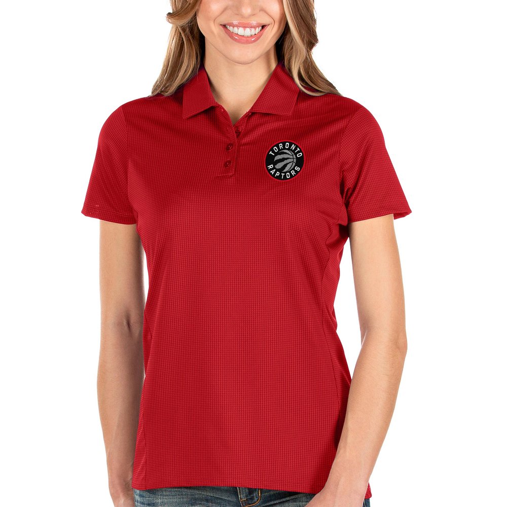 Toronto Raptors Antigua Women's Balance Polo - Red