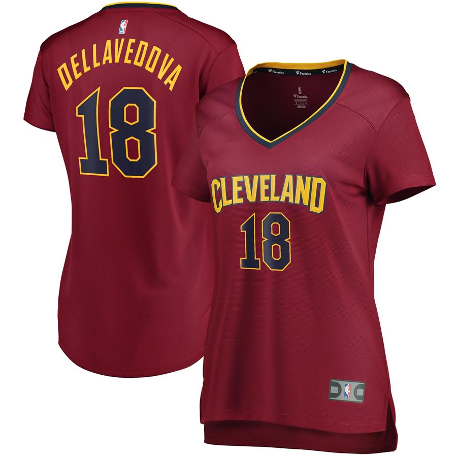 Matthew Dellavedova Cleveland Cavaliers Fanatics Branded Women's Fast Break Replica Player Jersey - Icon Edition - Wine