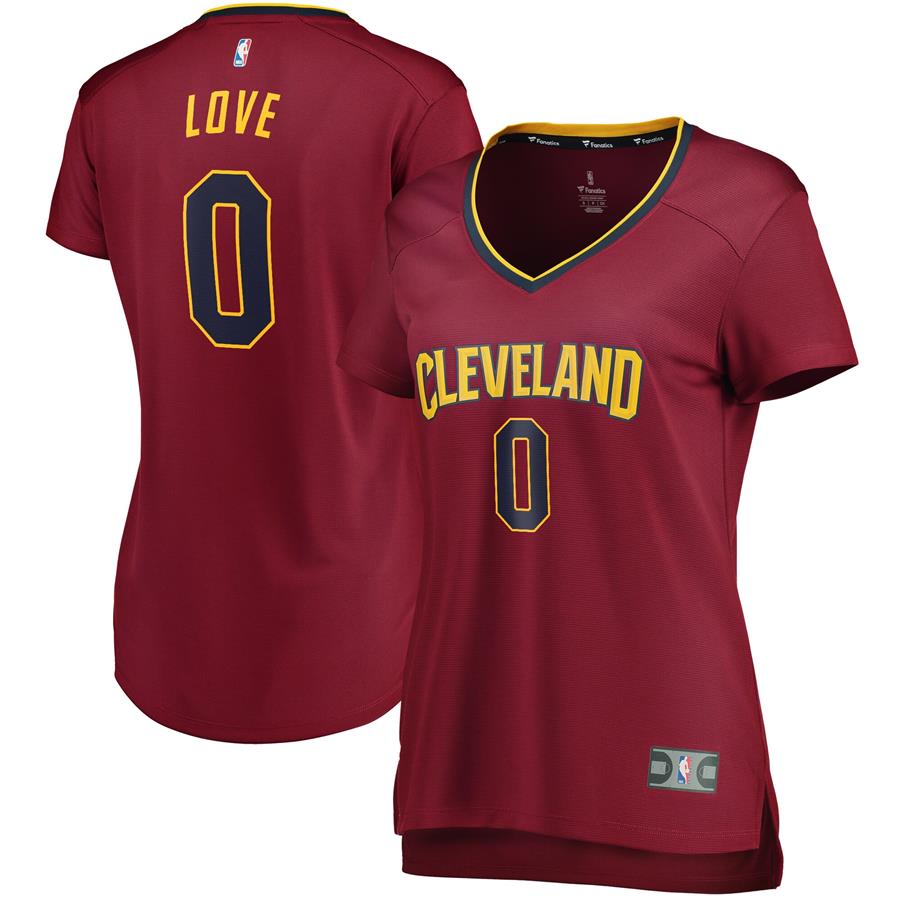 Kevin Love Cleveland Cavaliers Fanatics Branded Women's Fast Break Replica Player Jersey - Icon Edition - Wine