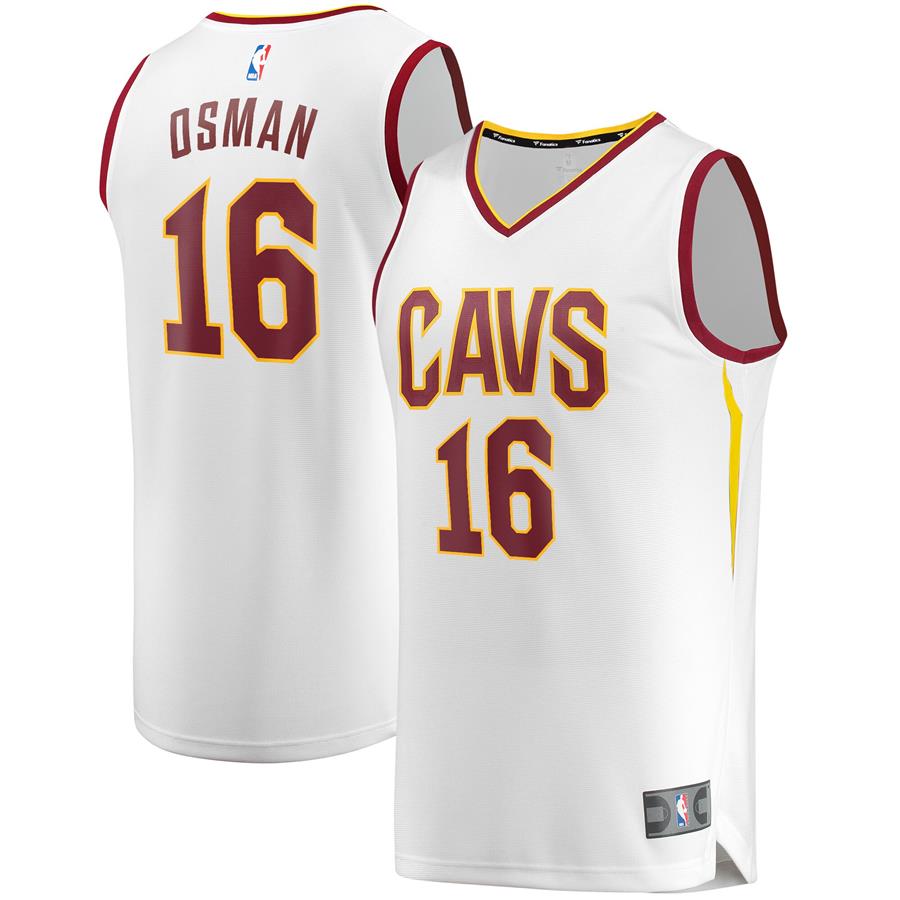 Cedi Osman Cleveland Cavaliers Fanatics Branded Fast Break Replica Player Jersey - Association Edition - White