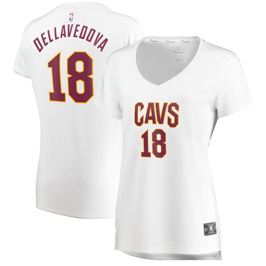 Matthew Dellavedova Cleveland Cavaliers Fanatics Branded Women's Fast Break Replica Player Jersey - Association Edition - White