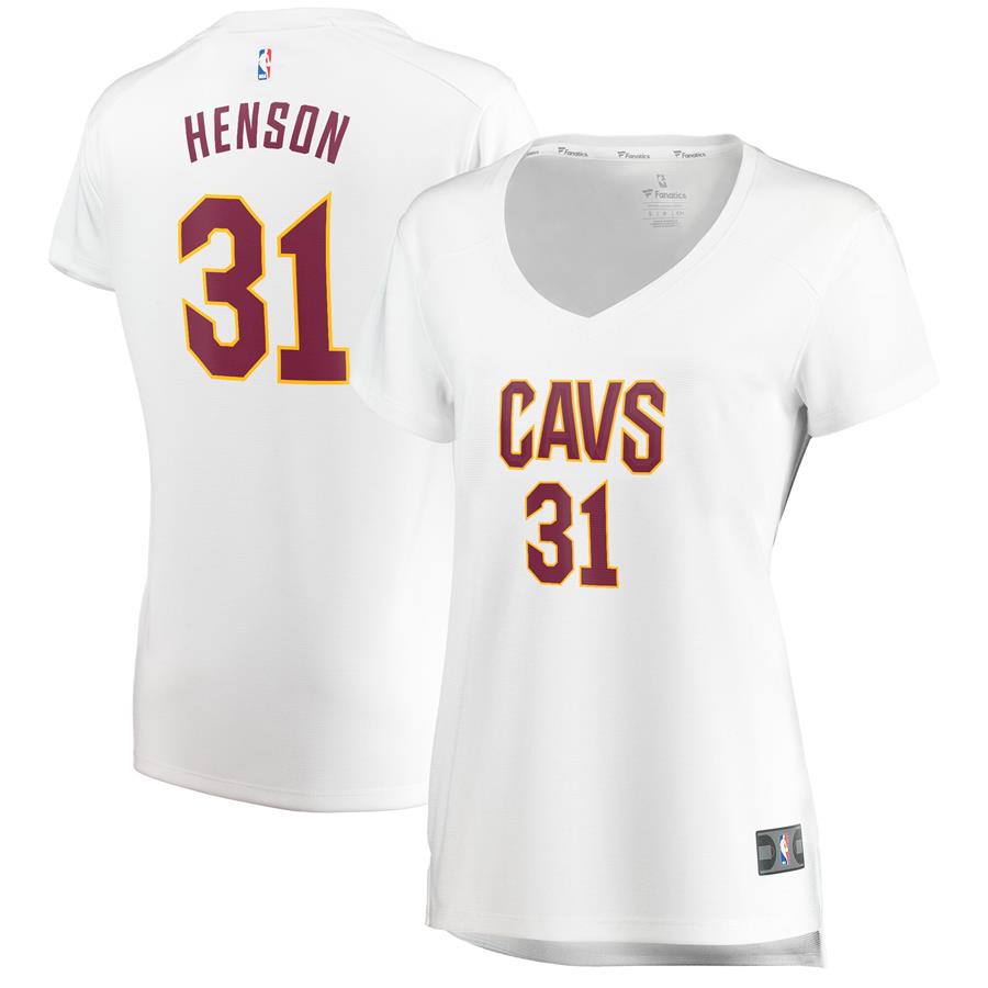 John Henson Cleveland Cavaliers Fanatics Branded Women's Fast Break Replica Player Jersey - Association Edition - White