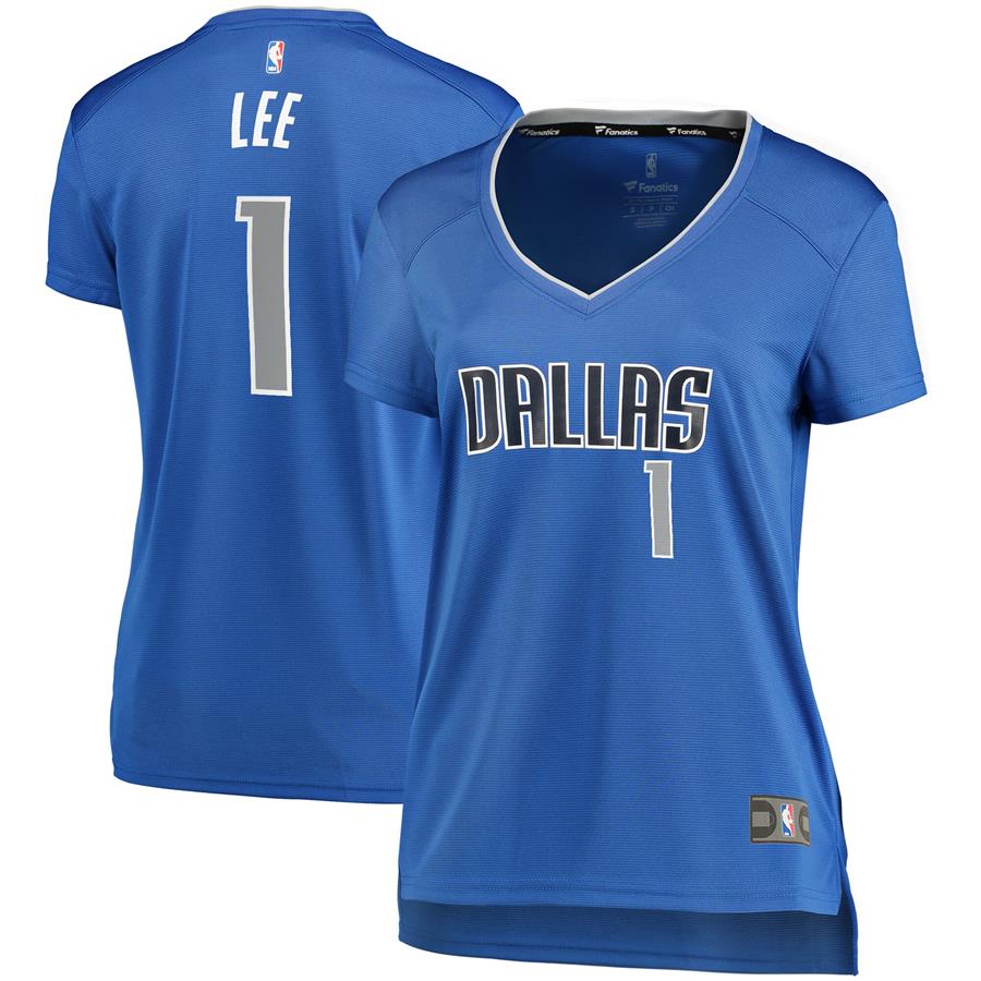 Courtney Lee Dallas Mavericks Fanatics Branded Women's Fast Break Player Replica Jersey - Icon Edition - Blue