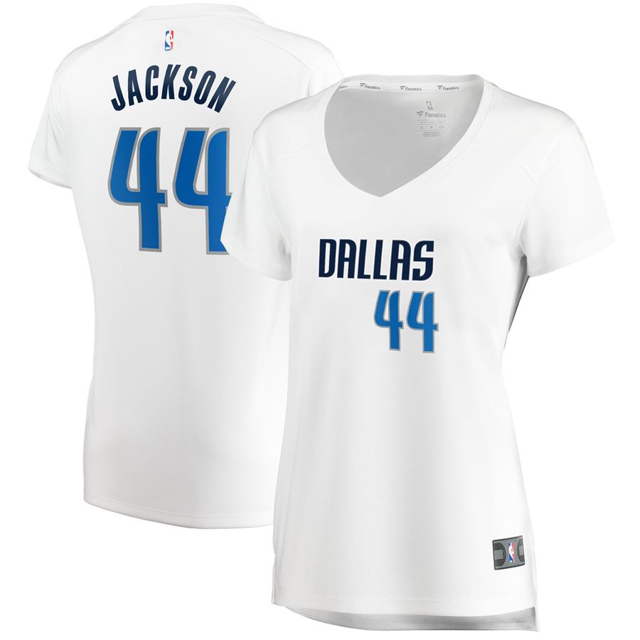 Justin Jackson Dallas Mavericks Fanatics Branded Women's Fast Break Player Replica Jersey - Association Edition - White