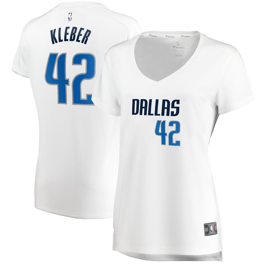 Maxi Kleber Dallas Mavericks Fanatics Branded Women's Fast Break Player Replica Jersey - Association Edition - White