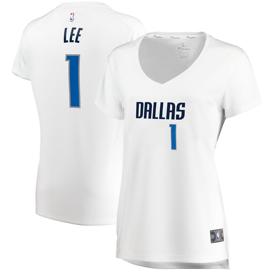 Courtney Lee Dallas Mavericks Fanatics Branded Women's Fast Break Player Replica Jersey - Association Edition - White