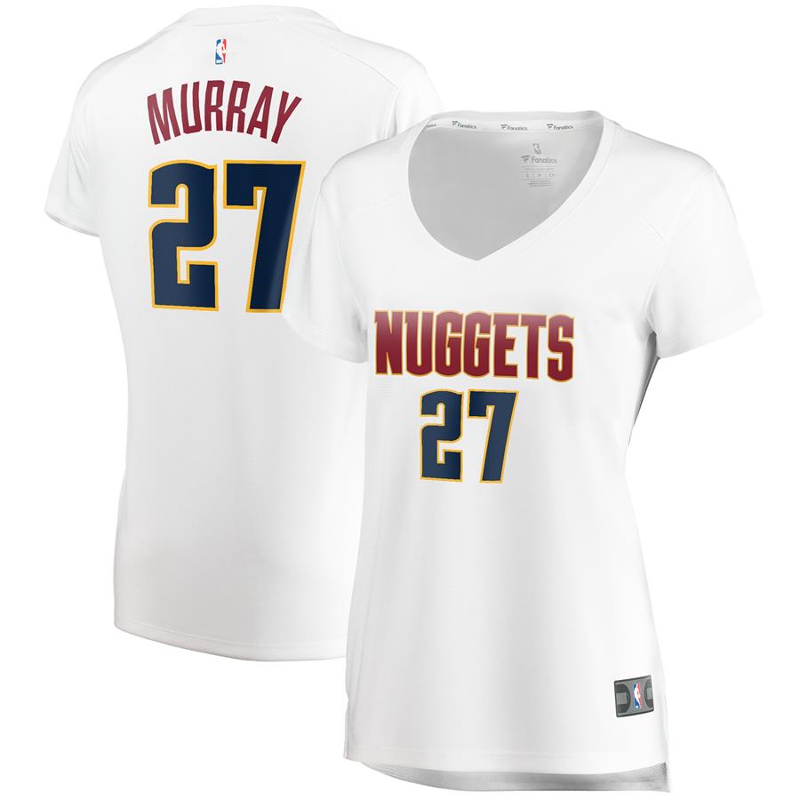 Jamal Murray Denver Nuggets Fanatics Branded Women's Fast Break Player Jersey - Association Edition - White