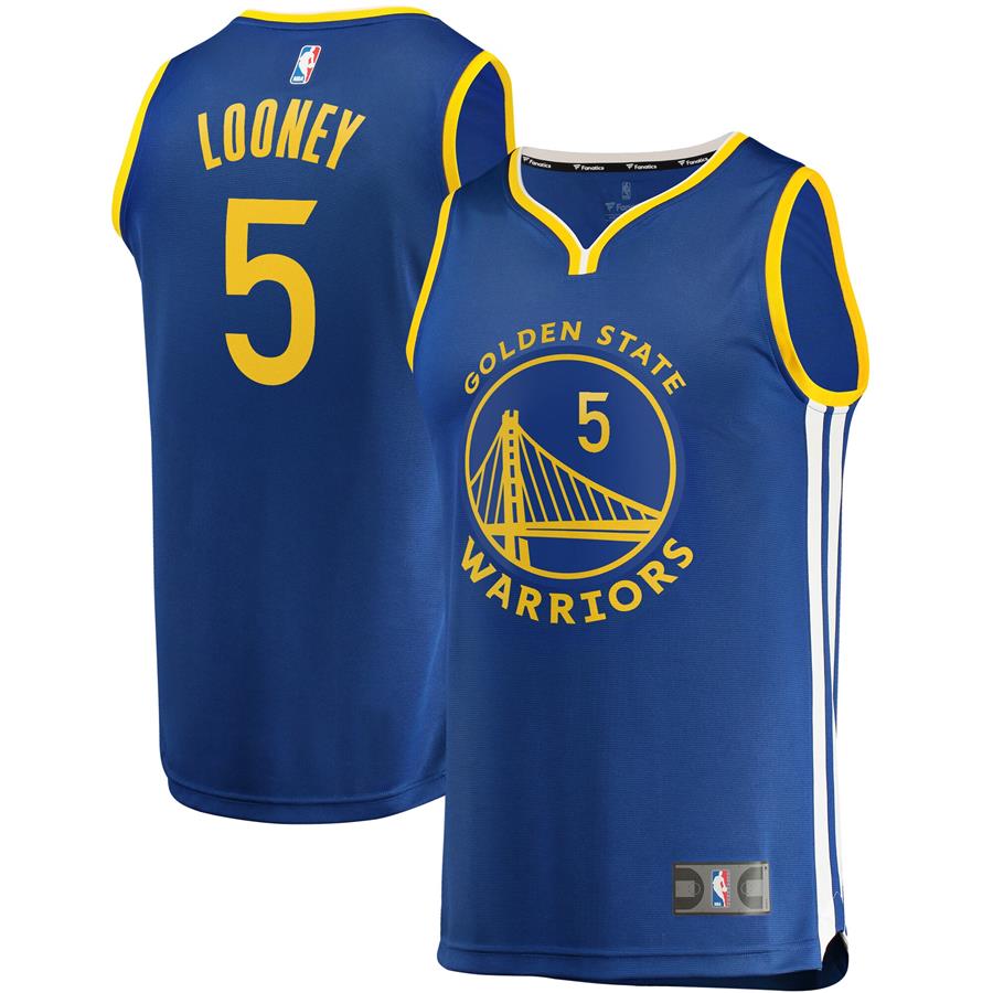 Джерси Kevon Looney Golden State Warriors Fanatics Branded Fast Break Replica Player Team Icon Edition (синий)