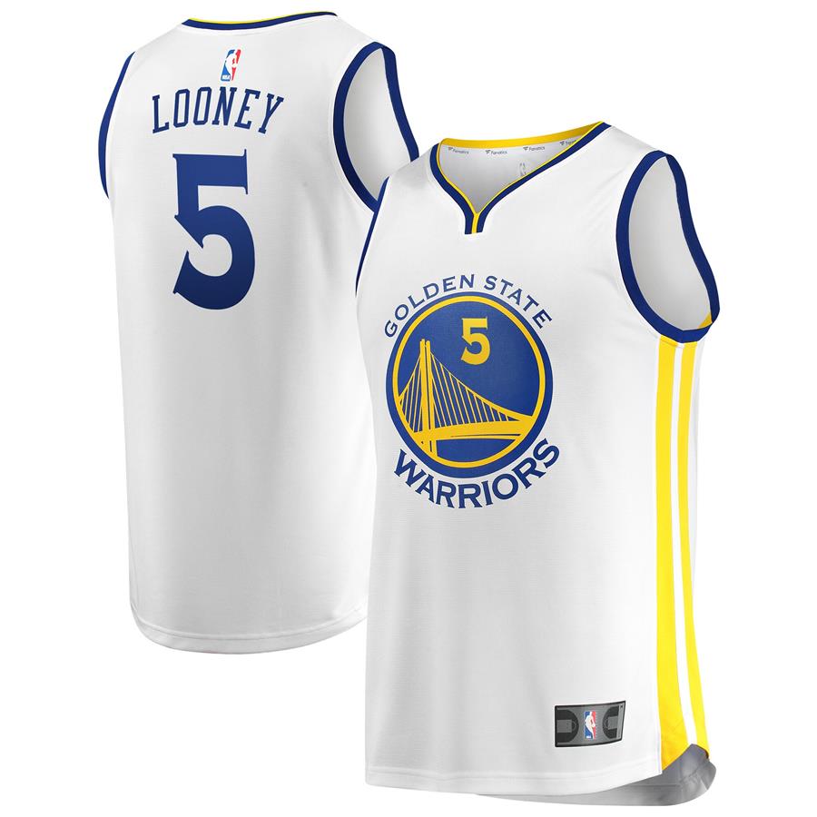 Джерси Kevon Looney Golden State Warriors Fanatics Branded Fast Break Player Replica Association Edition (белый)