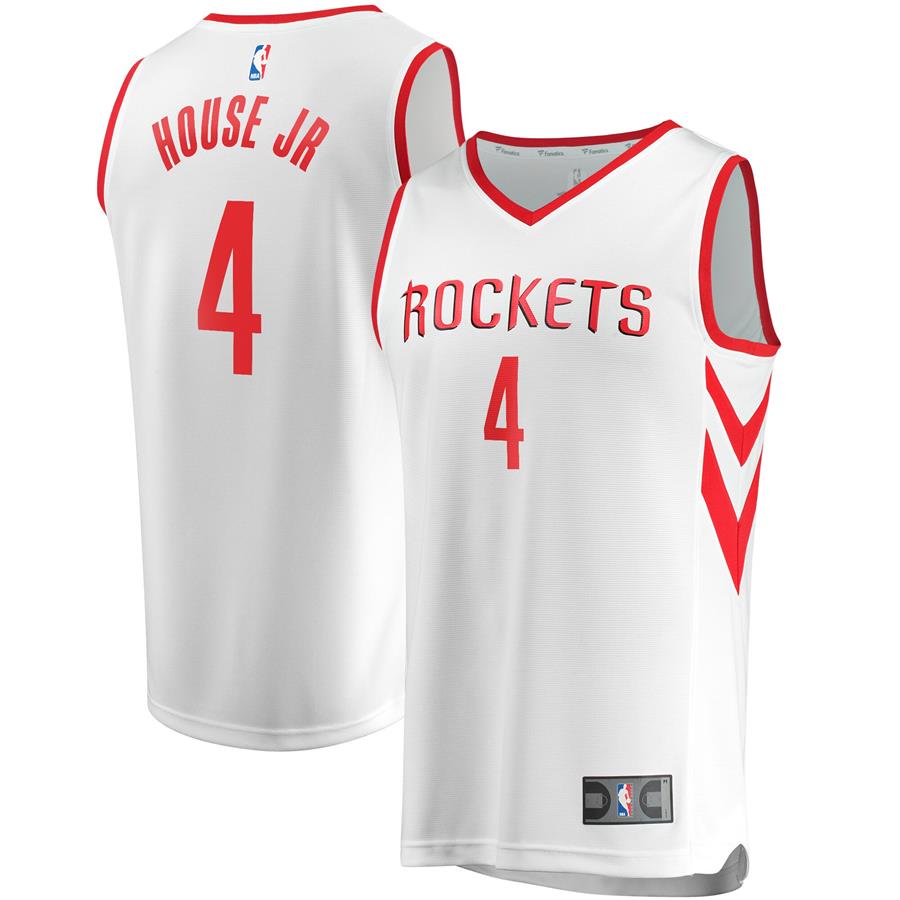Danuel House Jr. Houston Rockets Fanatics Branded Fast Break Player Replica Jersey - Association Edition - White