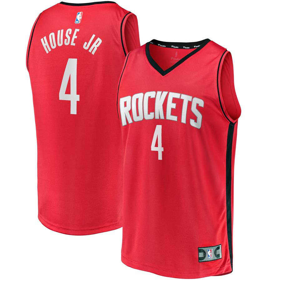 Danuel House Jr. Houston Rockets Fanatics Branded Fast Break Player Replica Jersey - Icon Edition - Red