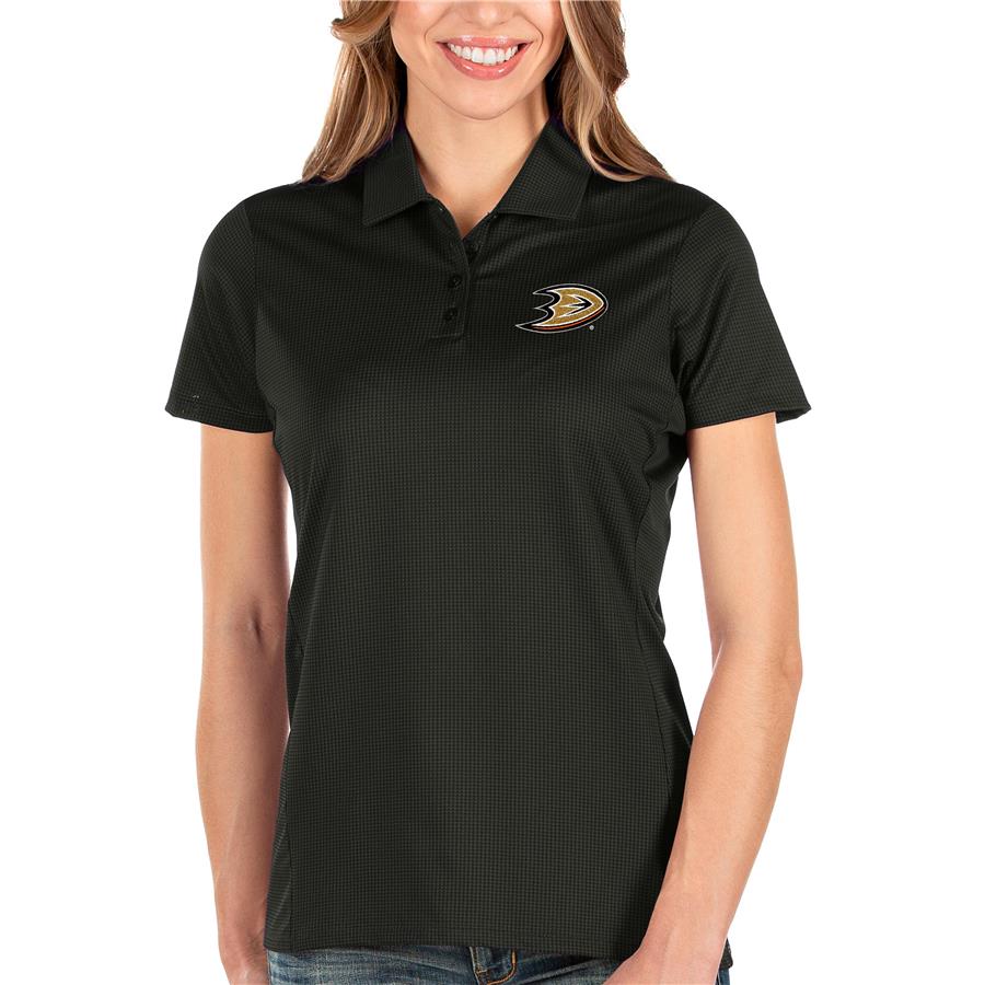 Anaheim Ducks Antigua Women's Balance Polo - Black