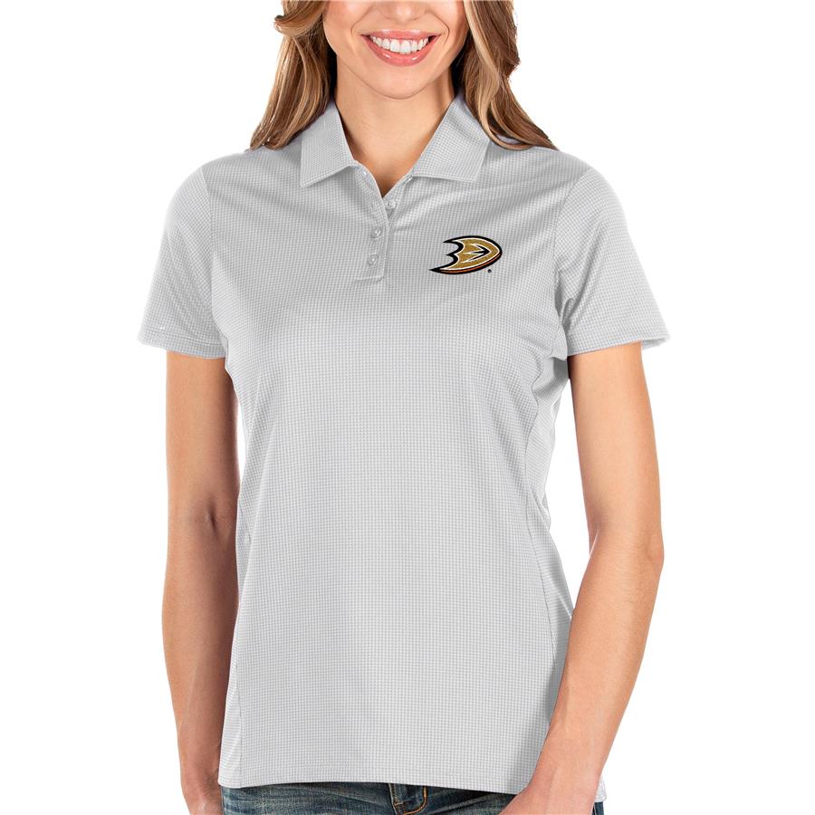 Anaheim Ducks Antigua Women's Balance Polo - White
