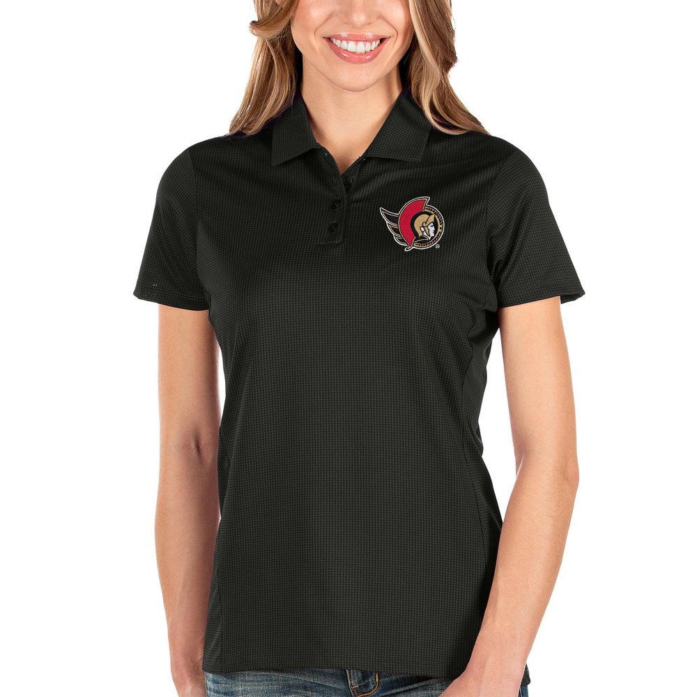 Ottawa Senators Antigua Women's Balance Polo - Black