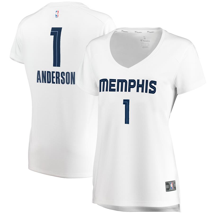 Kyle Anderson Memphis Grizzlies Fanatics Branded Women's Fast Break Player Jersey - Association Edition - White