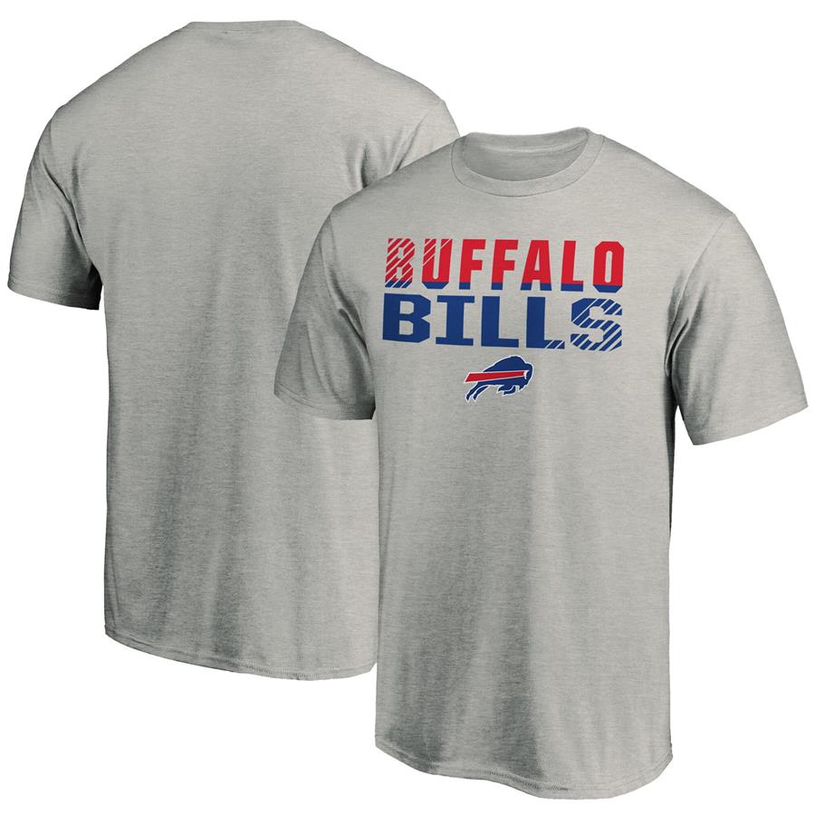 Buffalo Bills Fanatics Branded Fade Out T-Shirt - Heathered Gray
