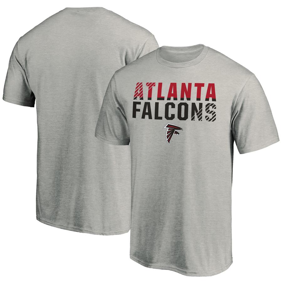 Atlanta Falcons Fanatics Branded Fade Out T-Shirt - Heathered Gray