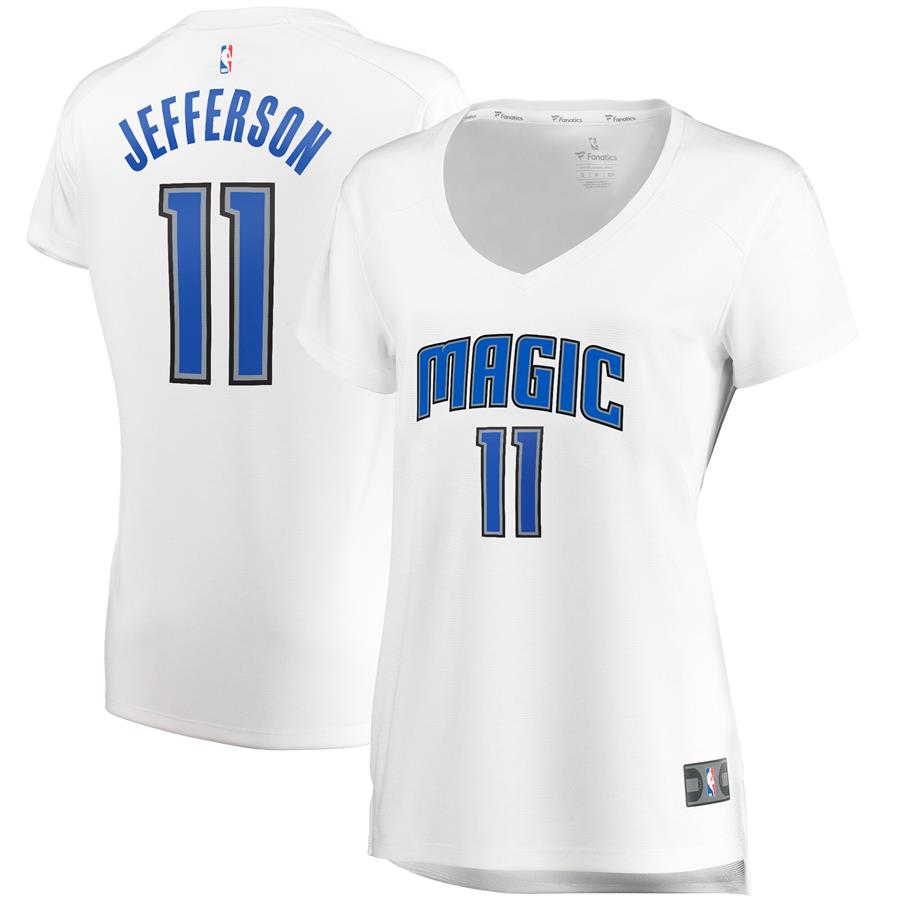 Amile Jefferson Orlando Magic Fanatics Branded Women's Fast Break Replica Player Jersey - Association Edition - White