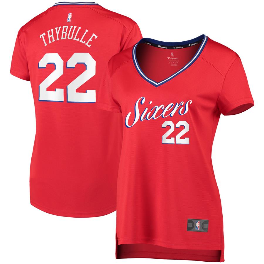 Matisse Thybulle Philadelphia 76ers Fanatics Branded Women's Fast Break Replica Player Jersey - Statement Edition - Red