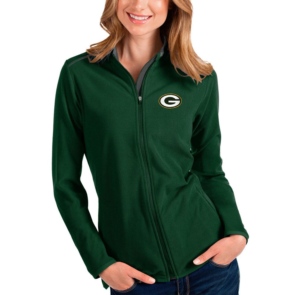Green Bay Packers Antigua Women's Glacier Full-Zip Jacket - Green