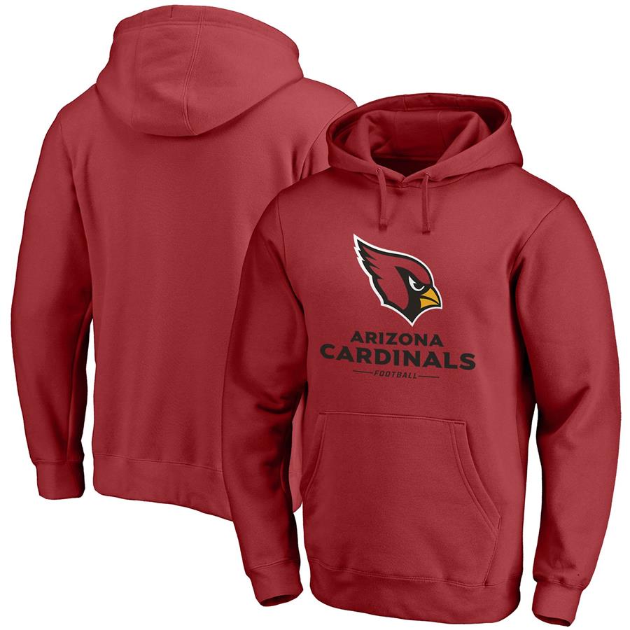 Arizona Cardinals Fanatics Branded Team Lockup Pullover Hoodie - Cardinal