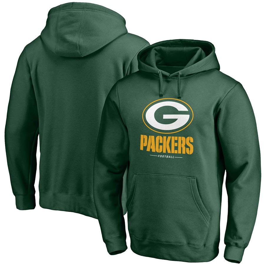 Green Bay Packers Fanatics Branded Team Lockup Pullover Hoodie - Green