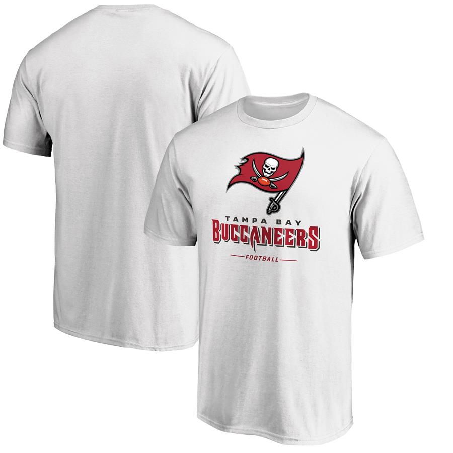 Tampa Bay Buccaneers Fanatics Branded Team Lockup Logo T-Shirt - White