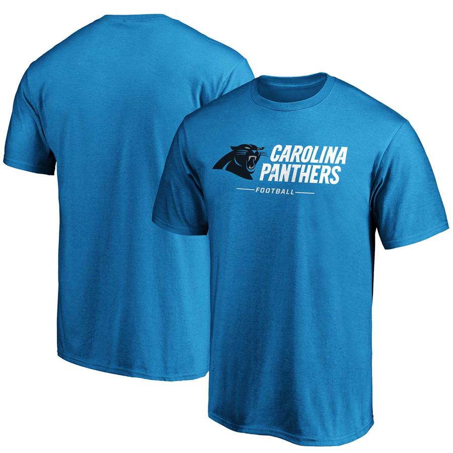 Carolina Panthers Fanatics Branded Team Lockup Logo T-Shirt - Blue