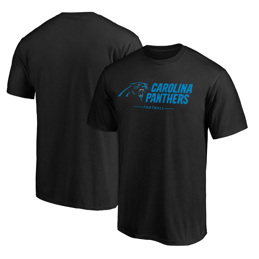 Carolina Panthers Fanatics Branded Team Lockup Logo T-Shirt - Black