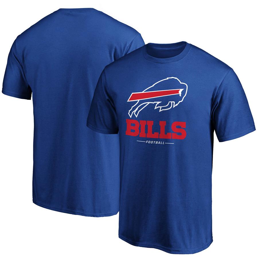 Buffalo Bills Fanatics Branded Team Lockup Logo T-Shirt - Royal