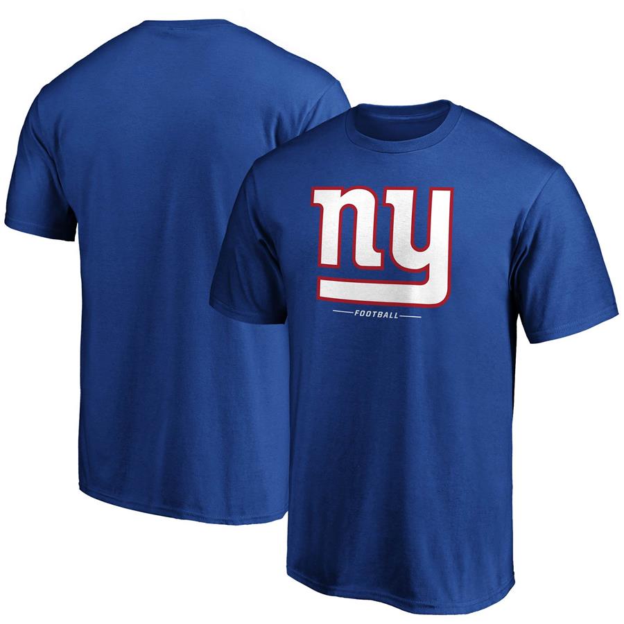 New York Giants Fanatics Branded Team Lockup Logo T-Shirt - Royal