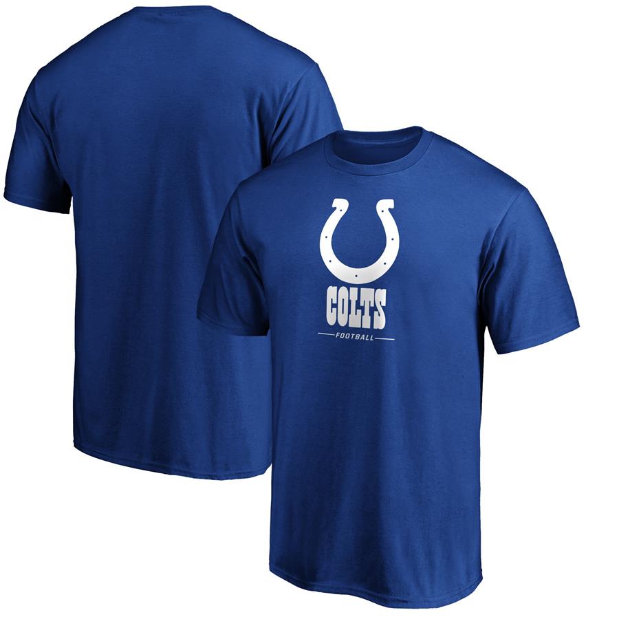 Indianapolis Colts Fanatics Branded Team Lockup Logo T-Shirt - Royal