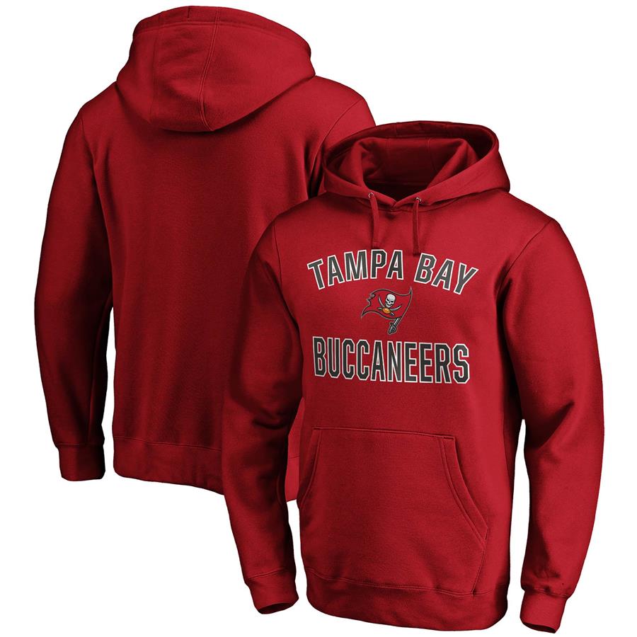Tampa Bay Buccaneers Fanatics Branded Victory Arch Team Pullover Hoodie - Red