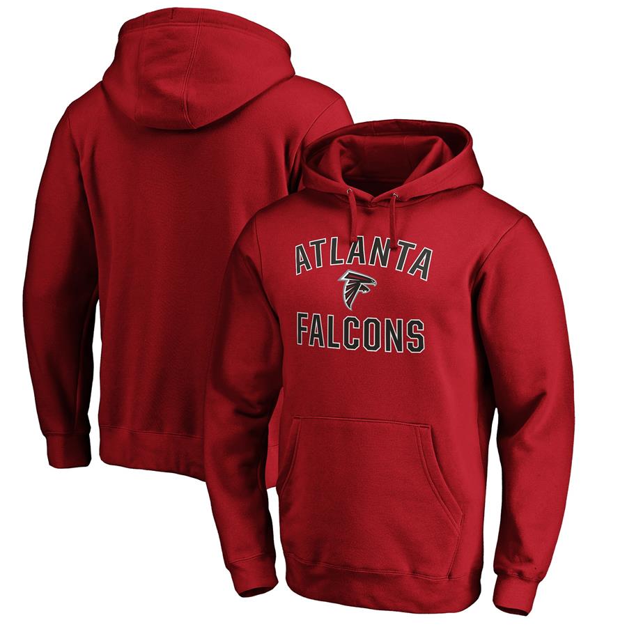 Atlanta Falcons Fanatics Branded Victory Arch Team Pullover Hoodie - Red