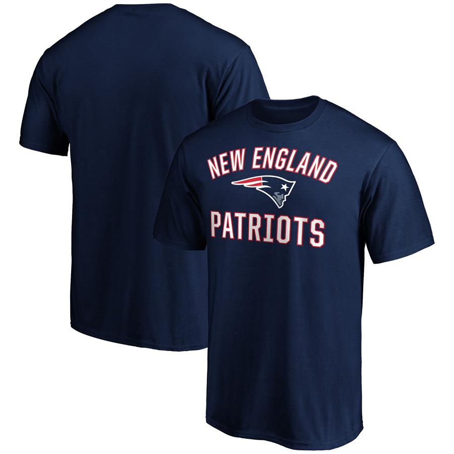 New England Patriots Fanatics Branded Victory Arch T-Shirt - Navy