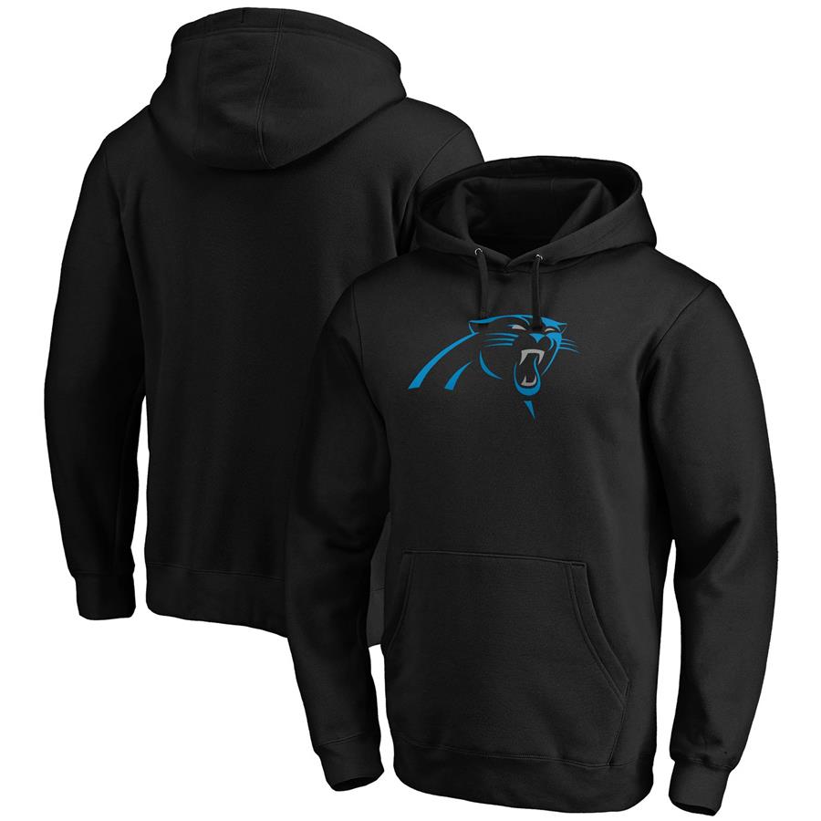 Carolina Panthers Fanatics Branded Team Logo Pullover Hoodie - Black